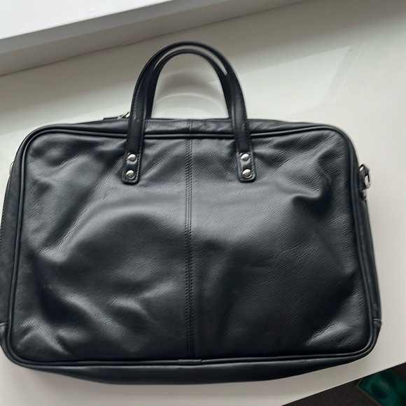 Leather attaché bag - Picture 2 of 16